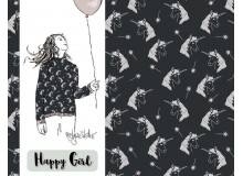 Bio Jersey Lillestoff - Happy Girl Einhorn